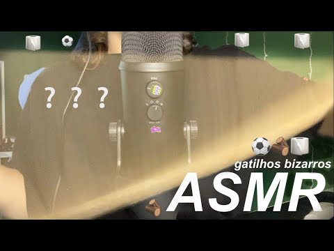 ASMR🧻Estranhamente te relaxando com um graveto🪵um papel higienico🧻e uma bola estourada⚽KKkkkK