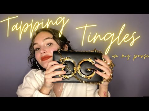 ASMR Soft Supple Tapping on my Bag! (Little to No Talking)