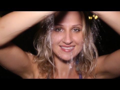 ★ ★ Binaural ASMR SPA in the POOL roleplay: Water sounds, facial & spraying *relaxing*