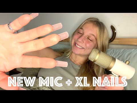 ASMR: Testing Out A New Mic w/XL Nails 🎤