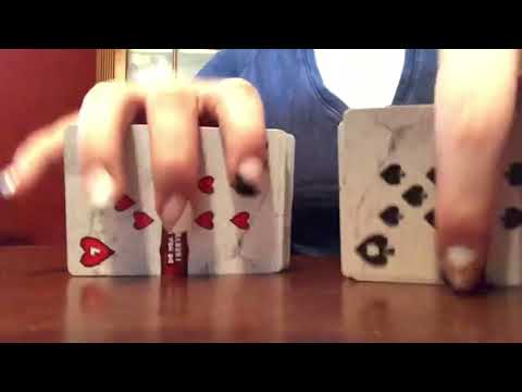ASMR| Playing Card Sounds| Shuffling, Tapping, Scratching| No Talking| Lofi