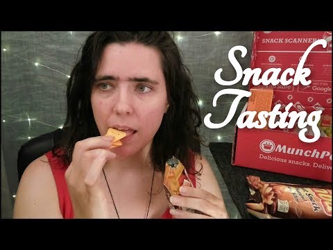 ASMR Snack Tasting (Unboxing + Eating)