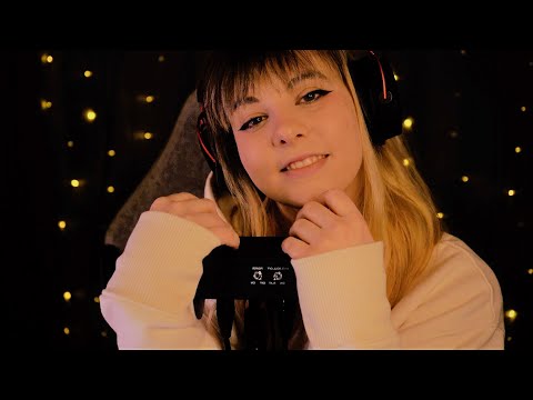 cozy cuddly ASMR to help you relax (whispering, mic blowing, subtle, comfy, rain, fireplace...)