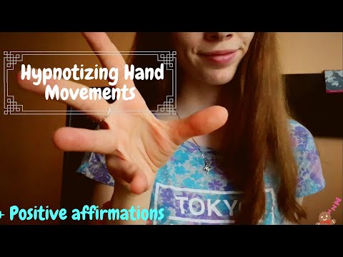 ASMR | Hypnotizing Hand Movements & Positive Affirmations (It's okay, You're loved, It'll be okay)