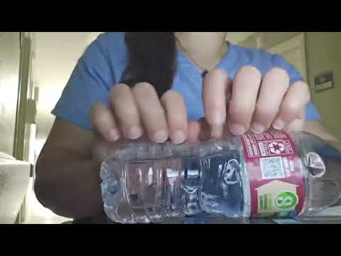 water bottle sounds* asmr