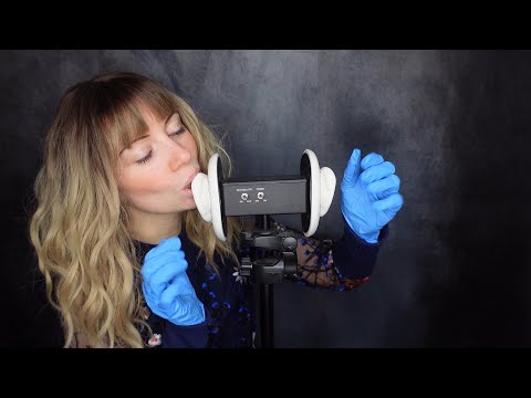 ASMR - 1 hour Intense BUT Delicate  Ear Noms Hand Movements With Gloves