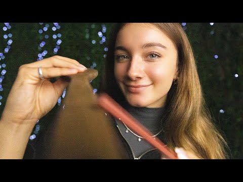 ASMR - Triggers In Your Face! (eyebrow plucking, follow the light, sharp or dull,...)