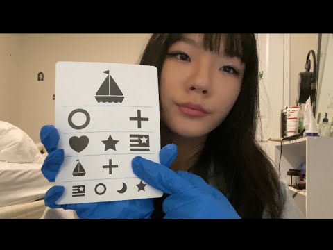 Yet another fast cranial nerve exam-asmr
