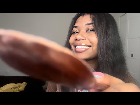 ASMR eating your face with a wooden spoon!😋 (personal attention)