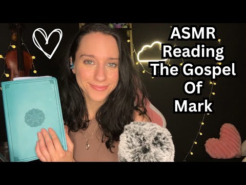 ASMR Bible Reading Of Mark 1-3 w/ some face touching