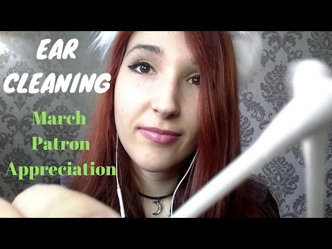 ASMR - BINAURAL EAR CLEANING ~ March Patron Appreciation! Ear to Ear Tingles!~