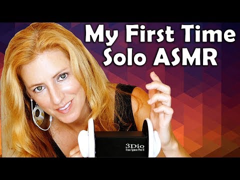 My 1st Time Solo ASMR – 3Dio Ear Massage & Oil Sounds w/ Adrienne