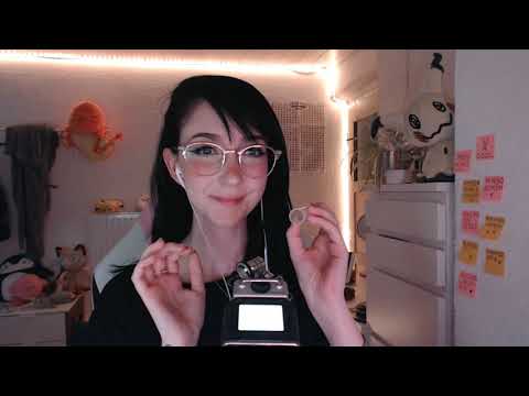 auditive ASMR ☾ lid sound & skincare tapping | custom video :3