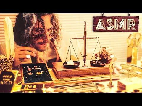 The Tingle Gold Trader and the Ice Cubes ⚖️ASMR (No Talking)