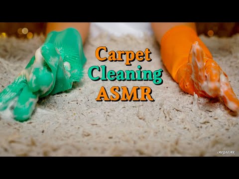 Scrubbing This Dirty Rug...Suds and Gloves | ASMR 🎥 4k 🎧