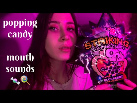 ASMR | eating popping candy w/ lots of mouth sounds
