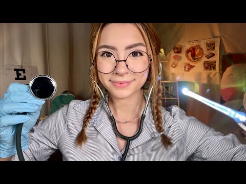 ASMR FASTEST Nurse Exam EVER ⚡ Medical Roleplay ⚡ Cranial Nerve, Eye, Ear, Personal Attention ⚡