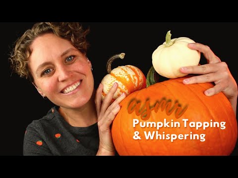 🎃 Tapping on a Pumpkin & Whispering the word Pumpkin 🎃 The Great ASMR Pumpkin Tap-Off 2021