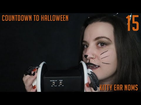 ASMR Kitty Ear Noms - Countdown To Halloween 15