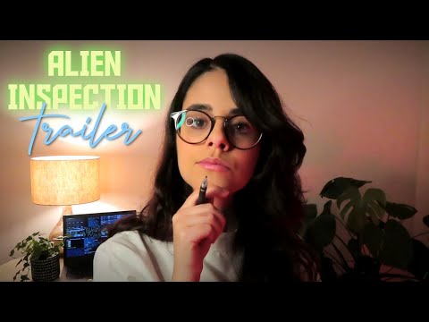 ASMR | Scientist examines you roleplay 👽 Are you an alien? (TRAILER) #shorts