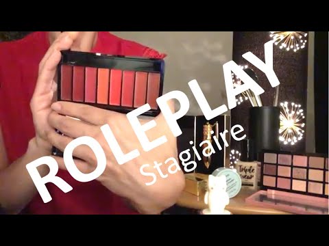 {ASMR français} ROLEPLAY stagiaire maquillage * make up