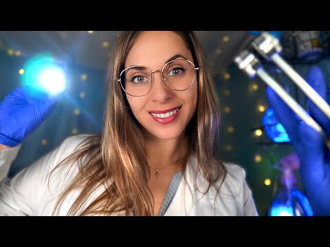 ASMR Doctor Full Body Medical Exam & Detailed Health Check Up - EAR CLEANING for SLEEP