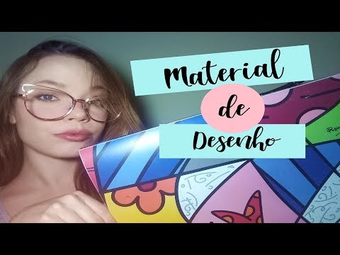 ASMR - MATERIAL DE DESENHO 💼📐