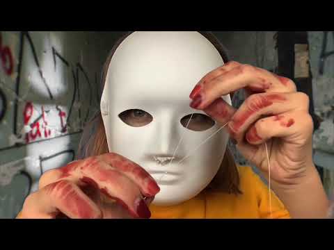 ASMR// Sewing a Skin Suit// Tapping+ No Talking// Halloween Series