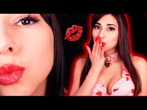 Asmr KISSING YOU ALL OVER 😏😘 💋  (Up Close Kisses, Muah Sound, Ear to ear Whispers)