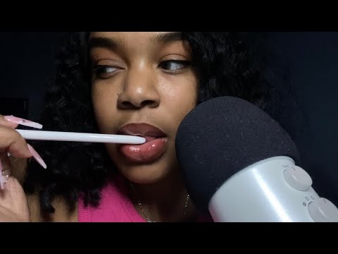 ASMR | Spit Painting 💦 (mouth sounds) | brieasmr