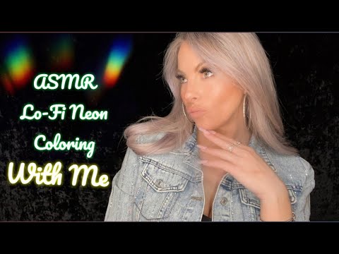 ASMR LO-FI “Old School” Style Draw With Me While I Whisper You To Sleep 💤🌛