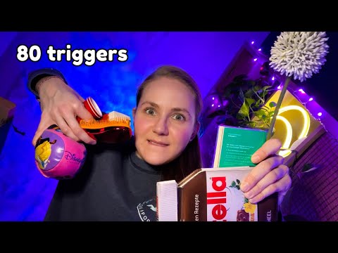 80 Fast & AGGRESSIVE ASMR Triggers in 16 Minutes 🏃‍♀️💨