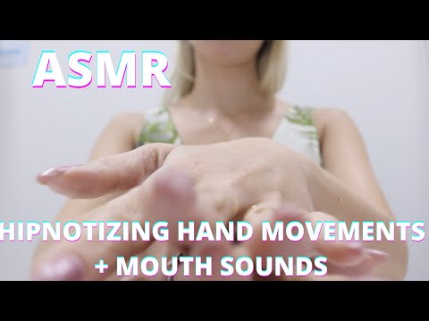 HIPNOTIZING HAND MOVEMENTS AND MOUTH SOUNDS -  Bruna Harmel ASMR