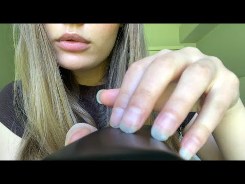 ASMR tapping with rambles and hand sounds!