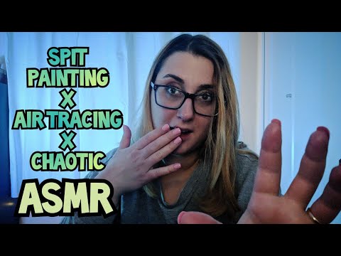 Unpredictable Spit Painting, Air Tracing Personal Attention (fast and aggressive)