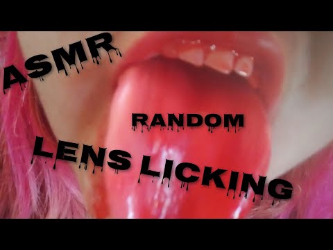 ASMR-Vampira Lame La Cámara🧛🏻‍♀️👅(Lens licking pt.2)Sin Hablar😶/Asmr Visual