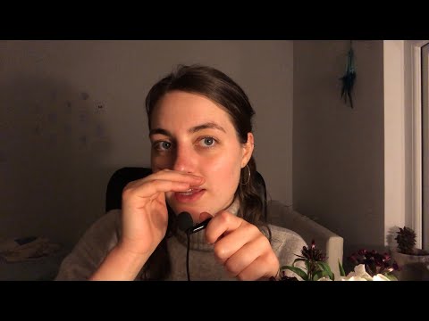 ASMR| whisper ramble with gentle tracing
