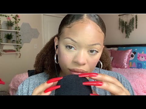 ASMR | Gum Chewing | Nail Tapping