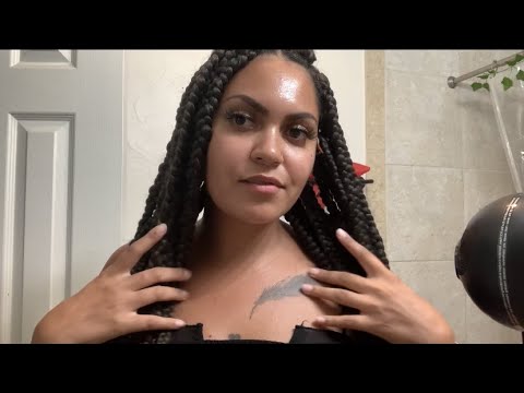 ASMR Cutting My Braids Off (Scissor Sounds)