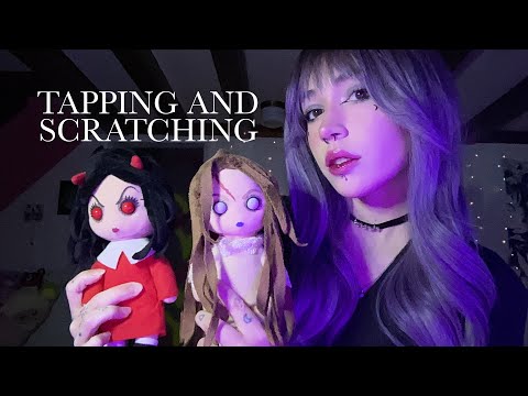 Tapping and Scratching for Relaxation ASMR | Fabric Sounds, Whispering, Rambling, Sponge Sounds