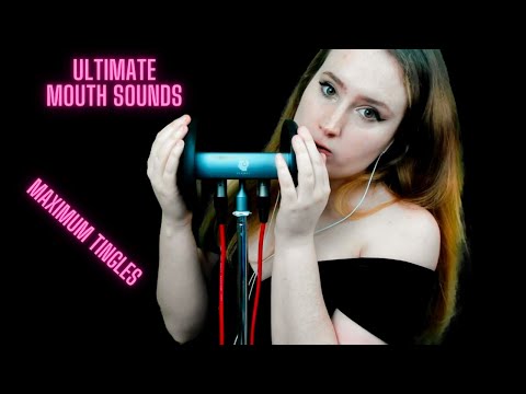 ASMR - THE ULTIMATE MOUTH SOUNDS VIDEO - Ice cube crunching and chewing gum sounds