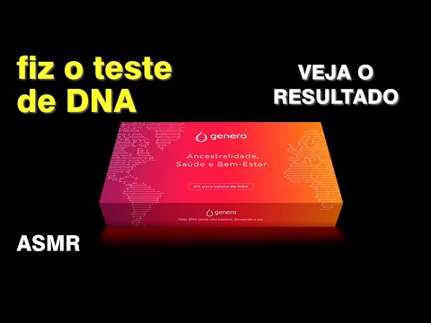 ASMR teste de DNA (ancestralidade, saúde, etc)