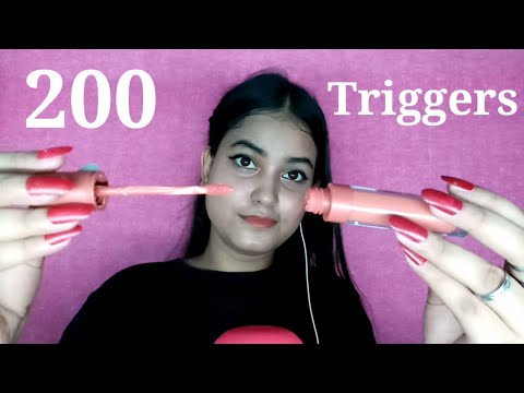 ASMR 200 Triggers in 2 Minute🥳
