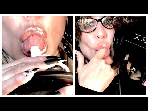 ASMR finger sucking, funnels and mouth sounds and a snootch of 3Dio scratching
