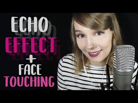 ASMR | Echo Effect Breathy Whisper + Face Touching