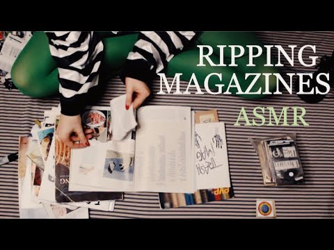 ASMR Ripping Magazines 📖 (No Talking)