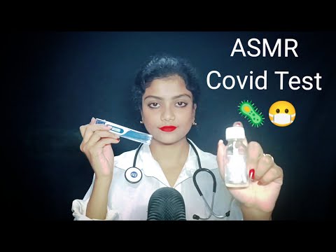 ASMR Covid Test 🦠😷