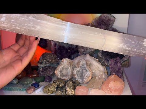 ASMR | 💎 My Crystal Collection 💎 Tapping & Whispering #asmr