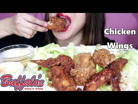 Chicken Wings Feast | Eating No Talking Mukbang | Hungry Bunny