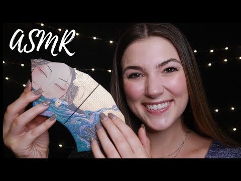 ASMR Testing out Florasis Makeup Products 🌸  Unboxing, Whispers, Tapping and Scratching